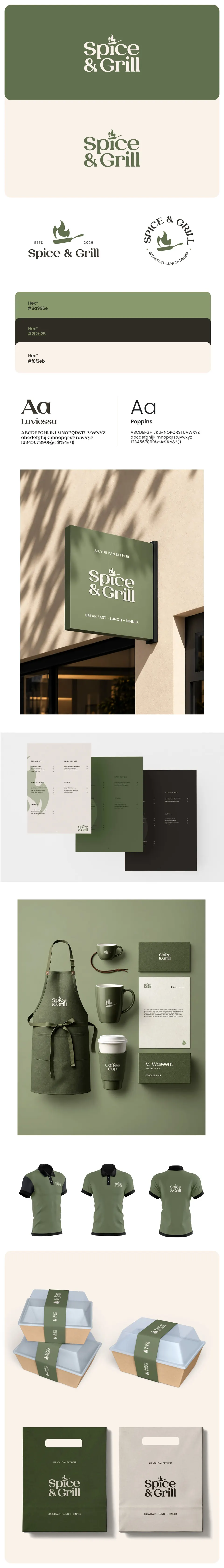 Spice & Grill brand book
