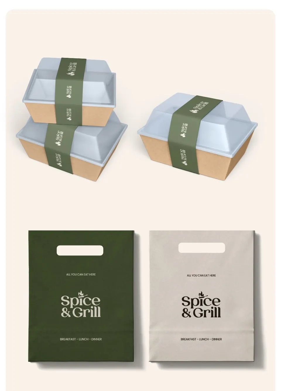 Spice and Grill packaging