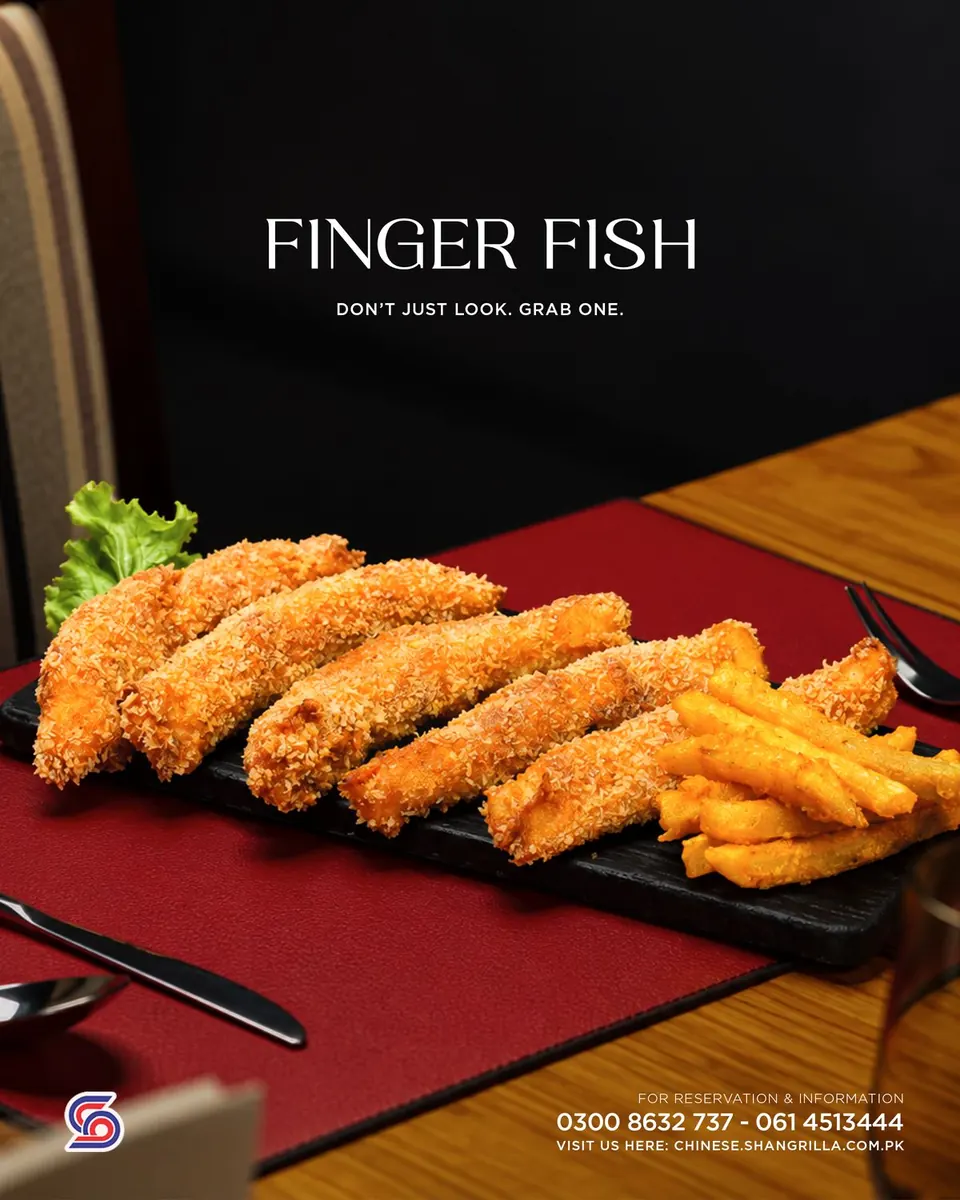 Finger fish with fries