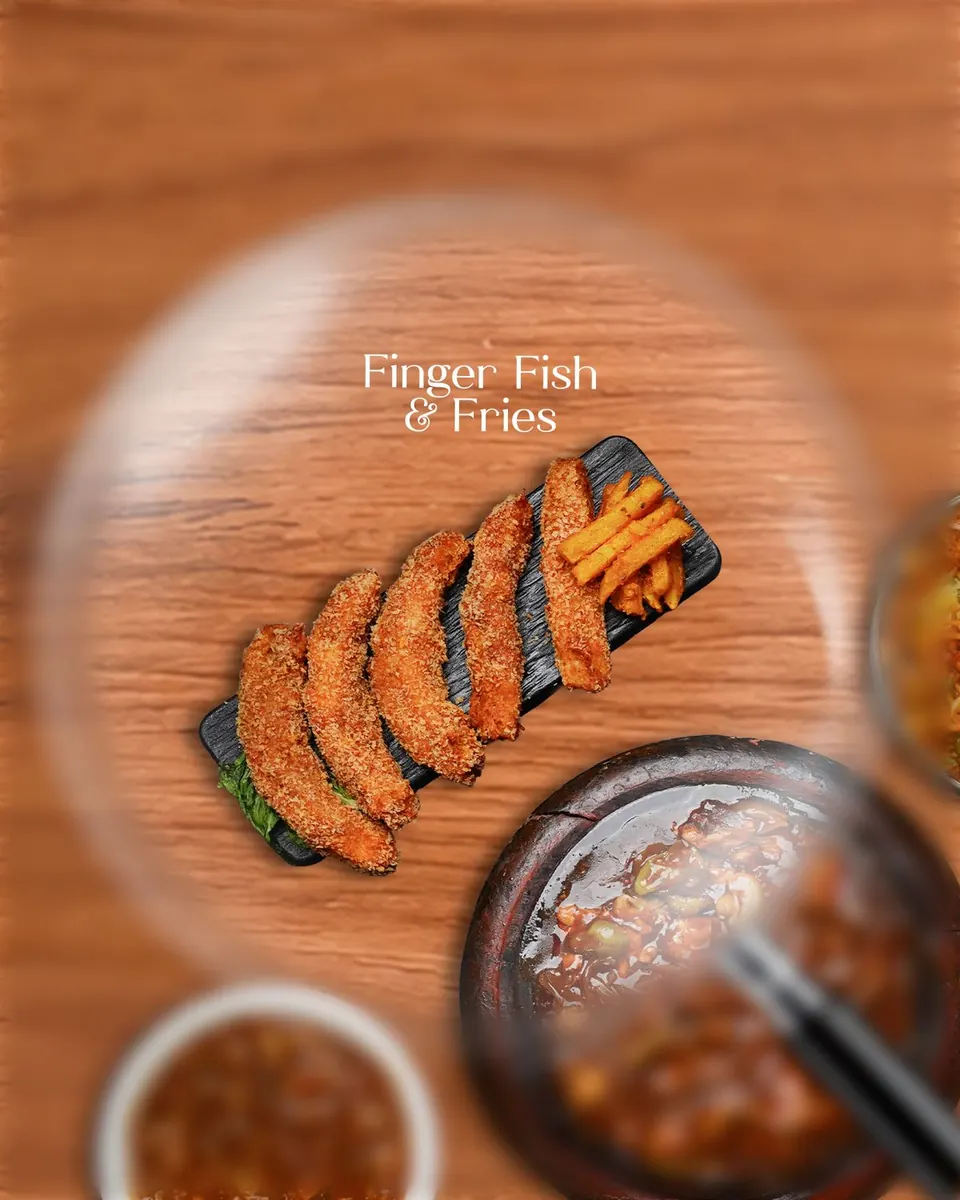 Finger fish, glass series